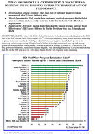 Press Release: INDIAN MOTORCYCLE RANKED HIGHEST IN 2026 WEB LEAD RESPONSE STUDY; INDUSTRY ENTERS 5TH YEAR OF STAGNANT PERFORMANCE 